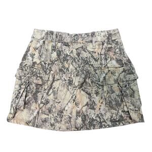 Woman’s Project Rebel Camo Cargo Mini Skirt Medium
